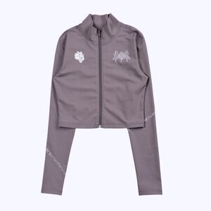 SHE Repair Tana‎ Energy Zip Mockneck Jacket Nirvana Gray Cropped XS